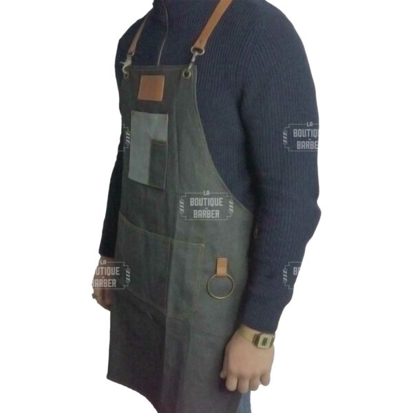 Tablier Coiffeur/Barber Effet Jean – Image 3
